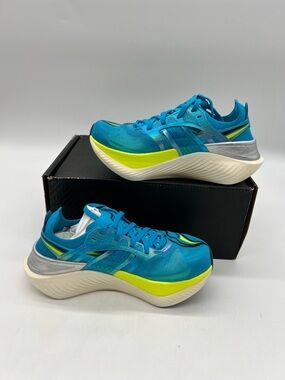 Saucony Endorphin Elite Women's Sz 5 Blue Green Wing Low Top Running Shoes Shoes